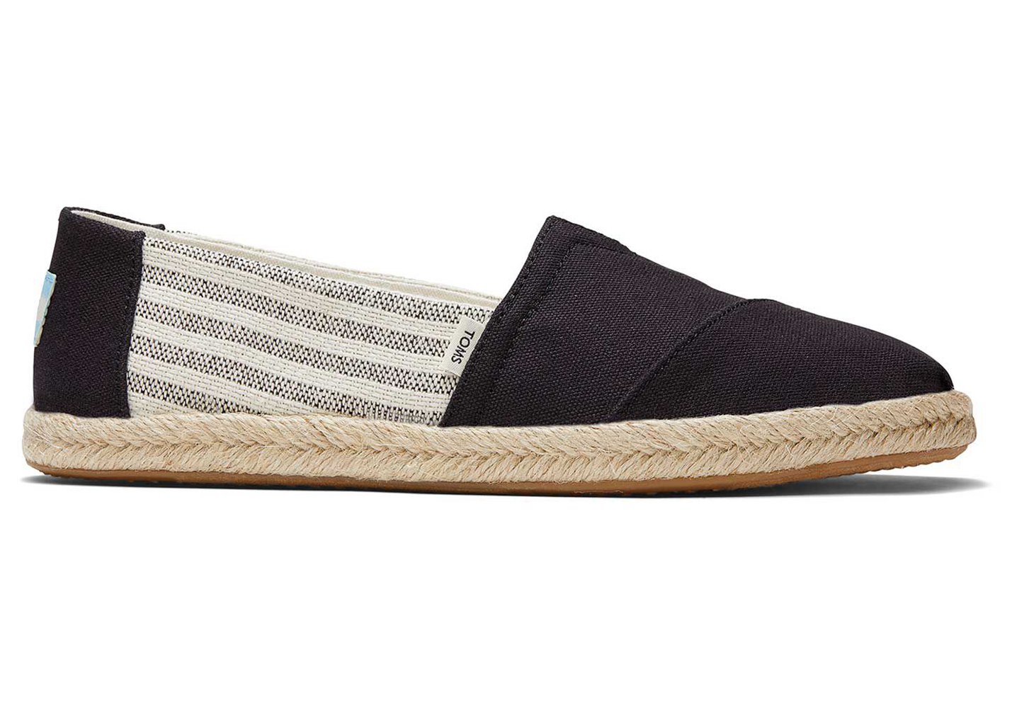 Toms Alpargata Rope Espadrille Black - Womens - 03624-BOVS